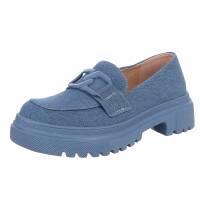 Damen Slipper - jeansblue