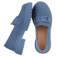 Damen Slipper - jeansblue