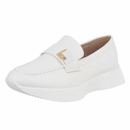 Damen Slipper - white