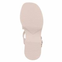 Damen Keilsandaletten - beige