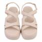 Damen Keilsandaletten - beige