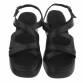 Damen Keilsandaletten - black