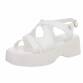 Damen Keilsandaletten - white