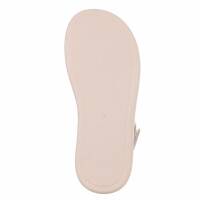 Damen Flache Sandalen - beige