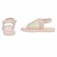 Damen Flache Sandalen - beige