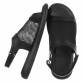 Damen Flache Sandalen - black