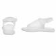 Damen Flache Sandalen - white
