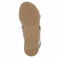 Damen Flache Sandalen - leopard