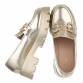 Damen Slipper - gold