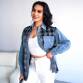 Damen Jeansjacke von Laulia - blue