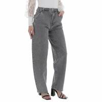 Damen High Waist Jeans von Laulia - grey