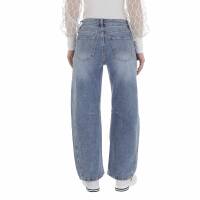Damen High Waist Jeans von Laulia - blue