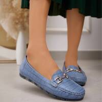 Damen Mokassins - blue