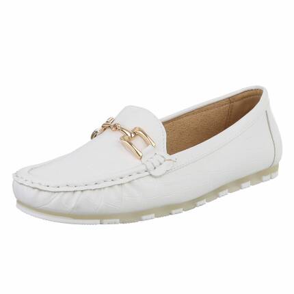 Damen Mokassins - white