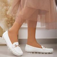 Damen Mokassins - white
