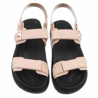 Damen Keilsandaletten - beige