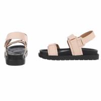 Damen Keilsandaletten - beige