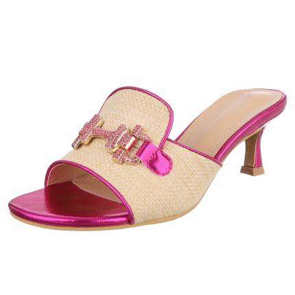 Damen Sandaletten - fushia