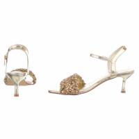 Damen Sandaletten - gold