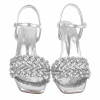 Damen Sandaletten - silver