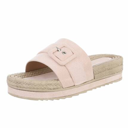 Damen Keilsandaletten - beige