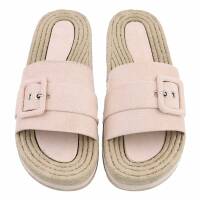 Damen Keilsandaletten - beige