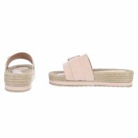 Damen Keilsandaletten - beige