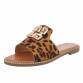 Damen Pantoletten - leopard