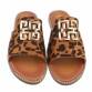 Damen Pantoletten - leopard