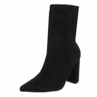 Damen High-Heel Stiefeletten - black