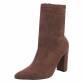 Damen High-Heel Stiefeletten - brown