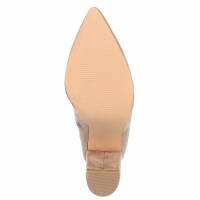 Damen High-Heel Stiefeletten - wine