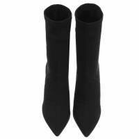Damen High-Heel Stiefeletten - black