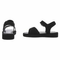 Damen Keilsandaletten - black