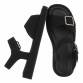Damen Keilsandaletten - black