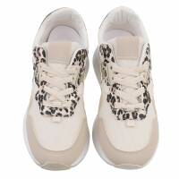 Damen Low-Sneakers - beige