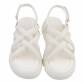 Damen Keilsandaletten - white