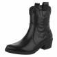 Damen Western- & Bikerboots - blackpu