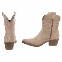 Damen Western- & Bikerboots - khakisuede