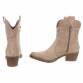 Damen Western- & Bikerboots - khakisuede