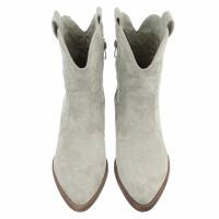 Damen Western- & Bikerboots - olivesuede