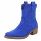 Damen Western- & Bikerboots - sapphirebluesuede
