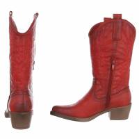 Damen Western- & Bikerboots - redpu