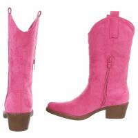 Damen Western- & Bikerboots - fushiasuede