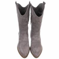 Damen Western- & Bikerboots - graysuede