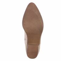 Damen Western- & Bikerboots - nudesuede