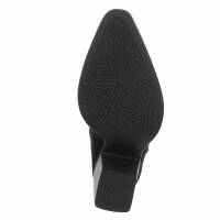 Damen Western- & Bikerboots - blacksuede