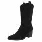 Damen Western- & Bikerboots - blacksuede
