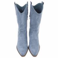 Damen Western- & Bikerboots - blue