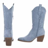 Damen Western- & Bikerboots - blue